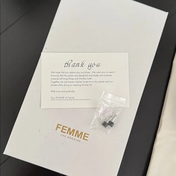 FEMME LA The Russo Slipper in Black/Gold - Picture 11 of 12